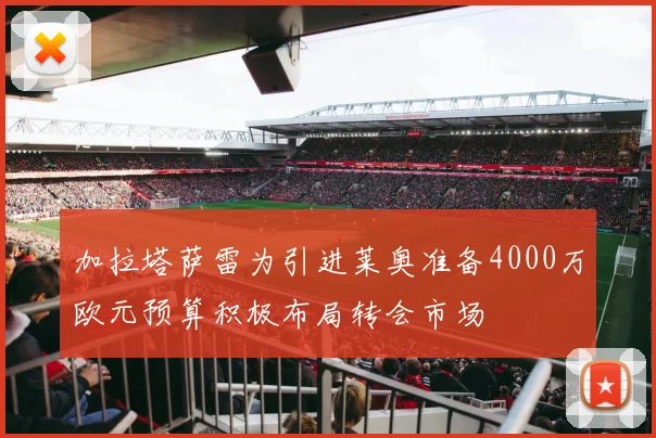 加拉塔萨雷为引进莱奥准备4000万欧元预算积极布局转会市场